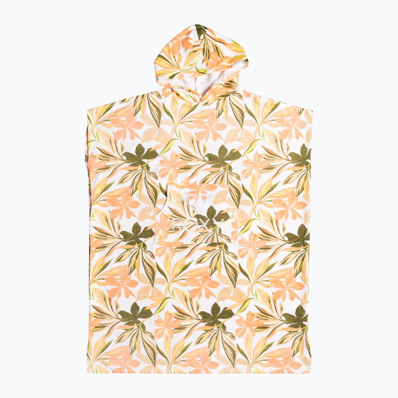Ponczo damskie ROXY Stay Magical Printed bright white subtly salty mult