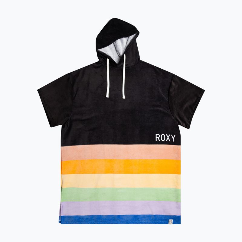 Ponczo damskie ROXY Rooibos Tea anthracite