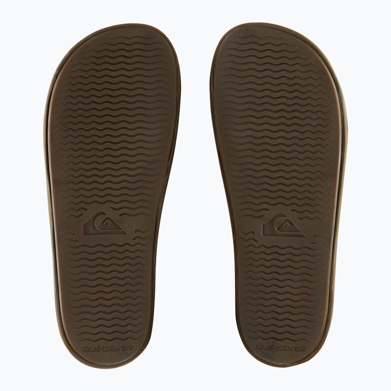 Klapki męskie Quiksilver Rivi Leather Double Adjust tan 1 3