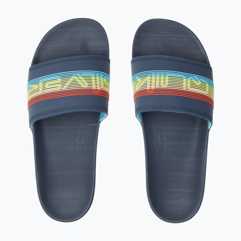 Klapki męskie Quiksilver Rivi Wordmark Slide blue 12