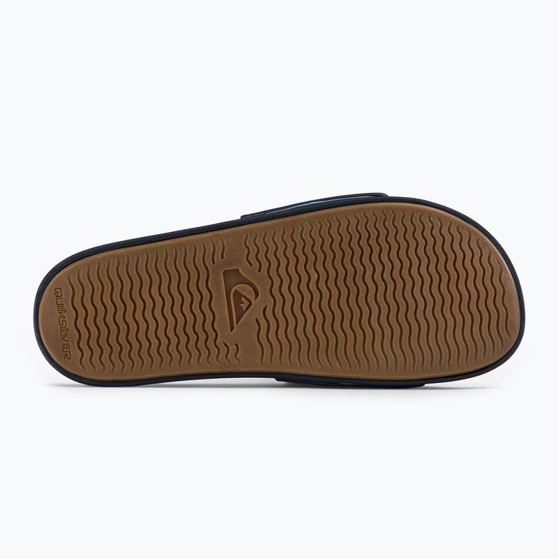 Klapki męskie Quiksilver Rivi Wordmark Slide blue 5