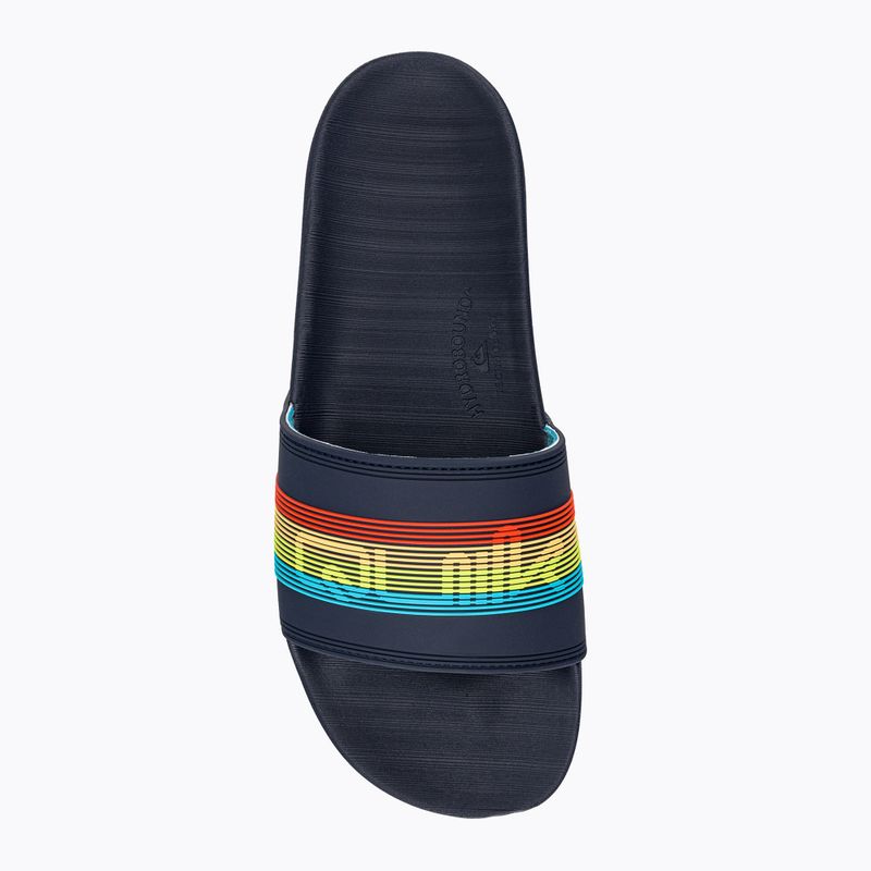 Klapki męskie Quiksilver Rivi Wordmark Slide blue 6