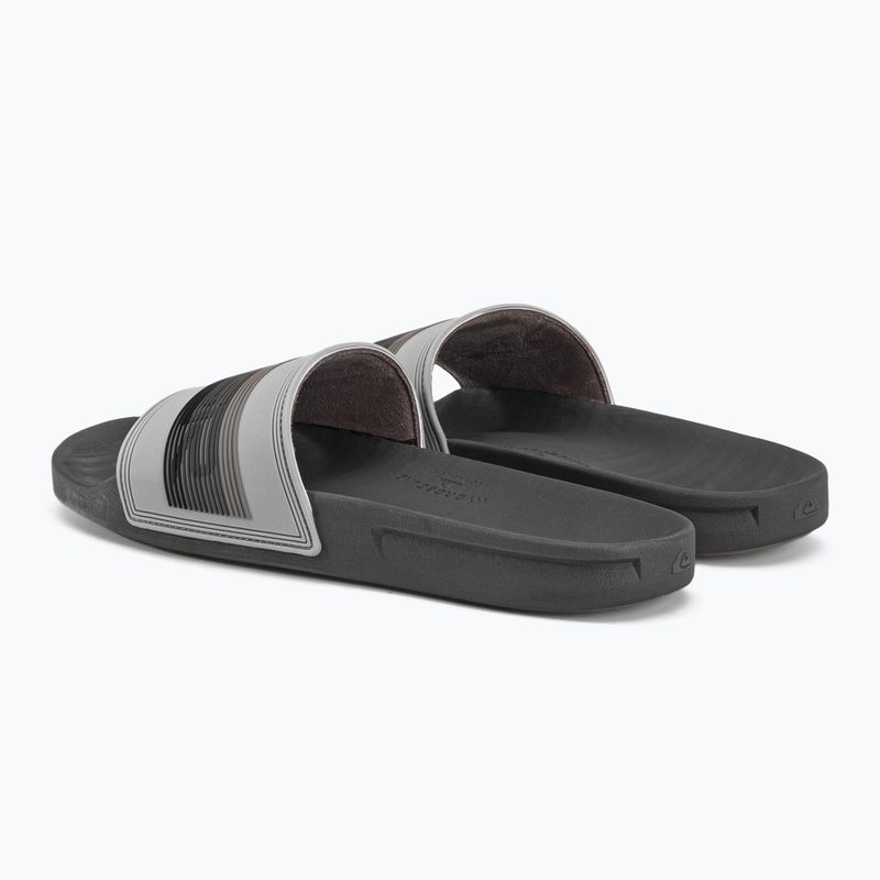 Klapki męskie Quiksilver Rivi Wordmark Slide grey 3