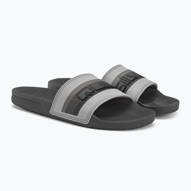 Klapki męskie Quiksilver Rivi Wordmark Slide grey 4