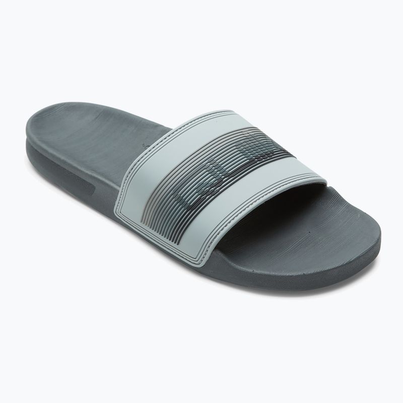 Klapki męskie Quiksilver Rivi Wordmark Slide grey 9