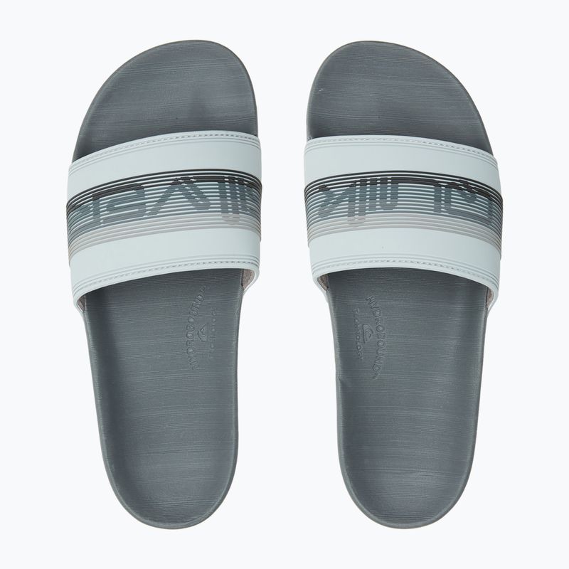 Klapki męskie Quiksilver Rivi Wordmark Slide grey 12