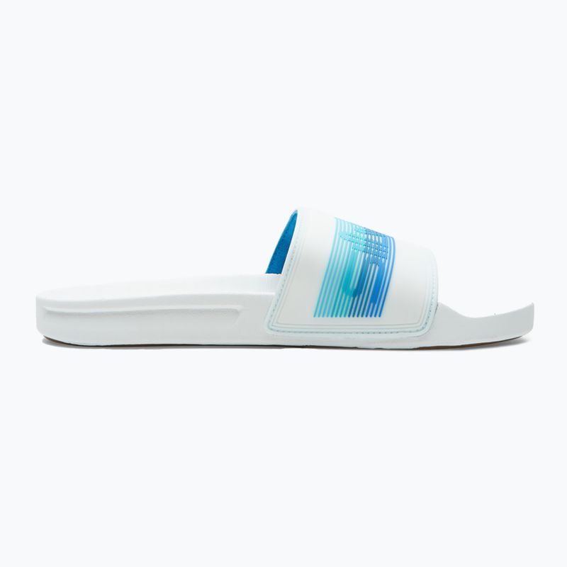 Klapki męskie Quiksilver Rivi Wordmark Slide white/blue/blue 10