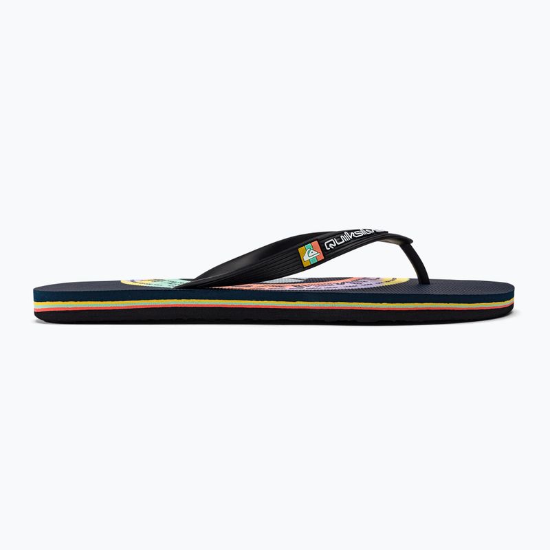 Japonki męskie Quiksilver Molokai Art blue/blue/orange 2