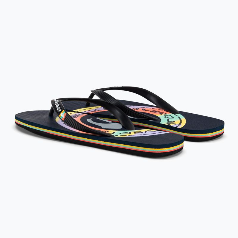 Japonki męskie Quiksilver Molokai Art blue/blue/orange 3
