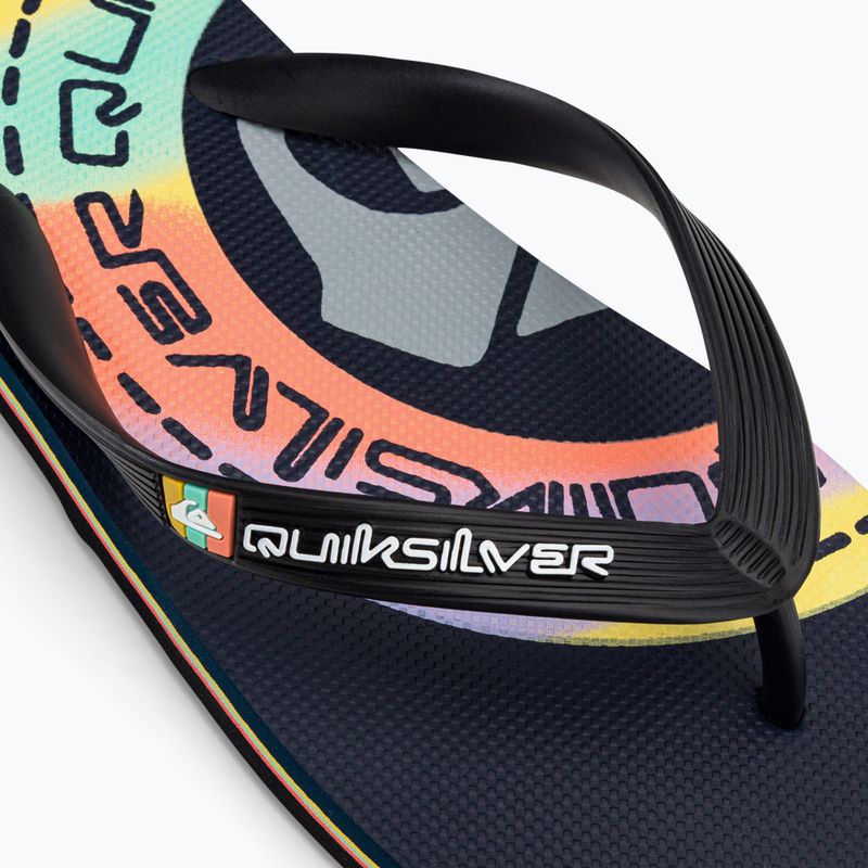 Japonki męskie Quiksilver Molokai Art blue/blue/orange 7