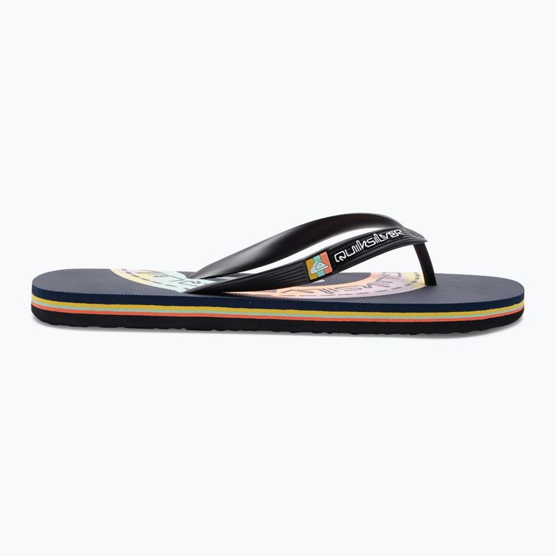 Japonki męskie Quiksilver Molokai Art blue/blue/orange 9