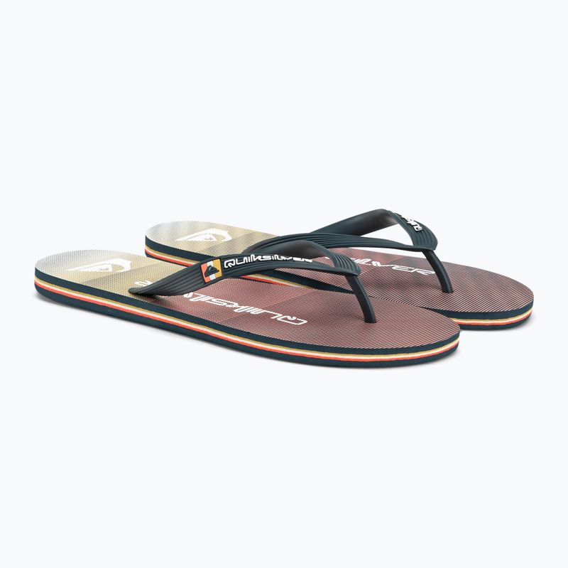 Japonki męskie Quiksilver Molokai Massive grey/orange/grey 4