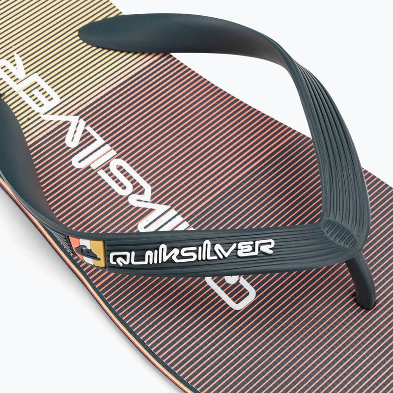 Japonki męskie Quiksilver Molokai Massive grey/orange/grey 7