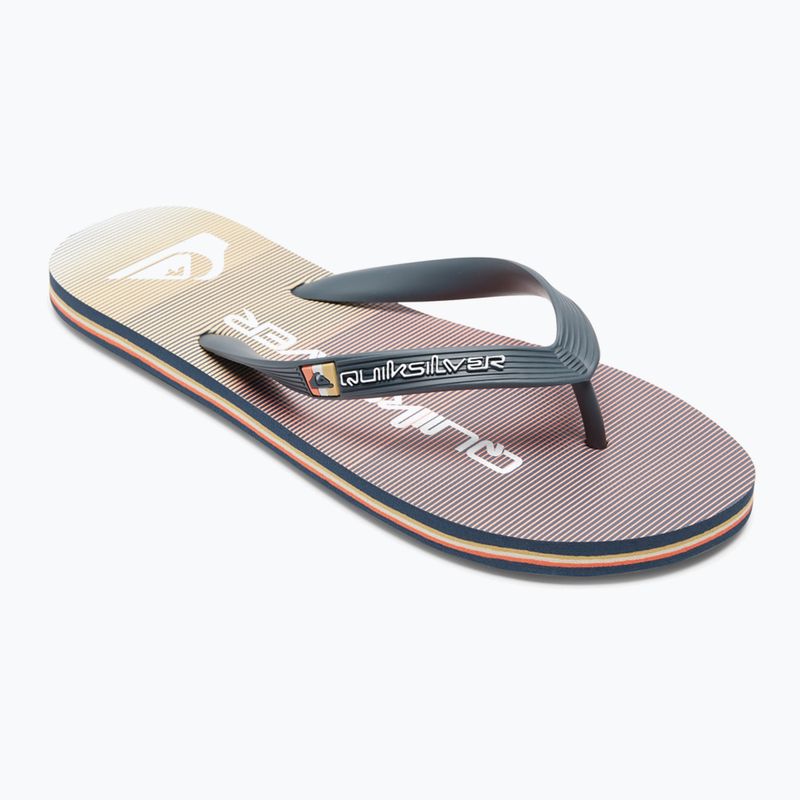 Japonki męskie Quiksilver Molokai Massive grey/orange/grey 9