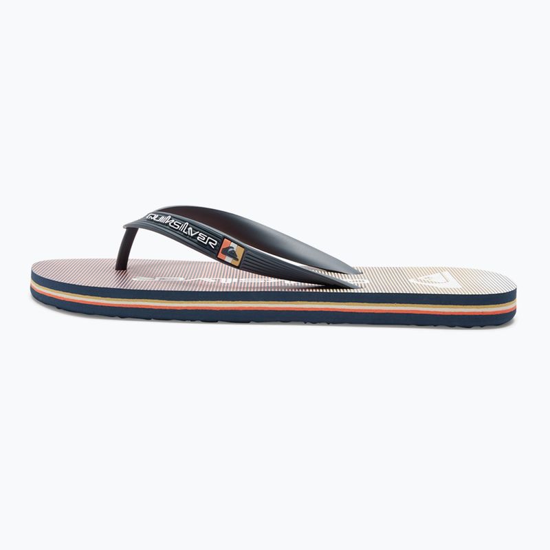 Japonki męskie Quiksilver Molokai Massive grey/orange/grey 11