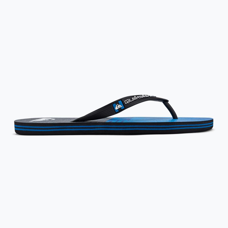 Japonki męskie Quiksilver Molokai Wordblock black/blue/grey 2