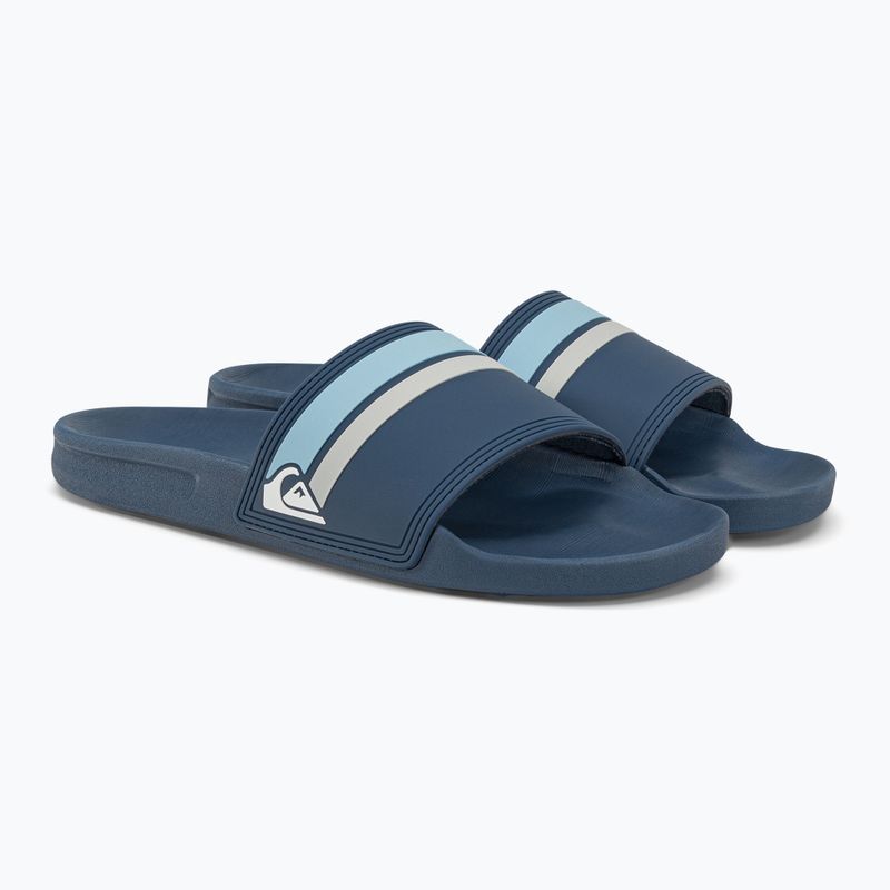 Klapki męskie Quiksilver Rivi Slide blue 4
