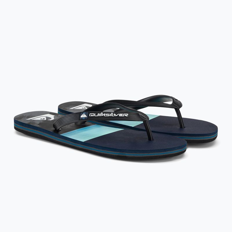 Japonki męskie Quiksilver Molokai Panel blue/blue/grey 4