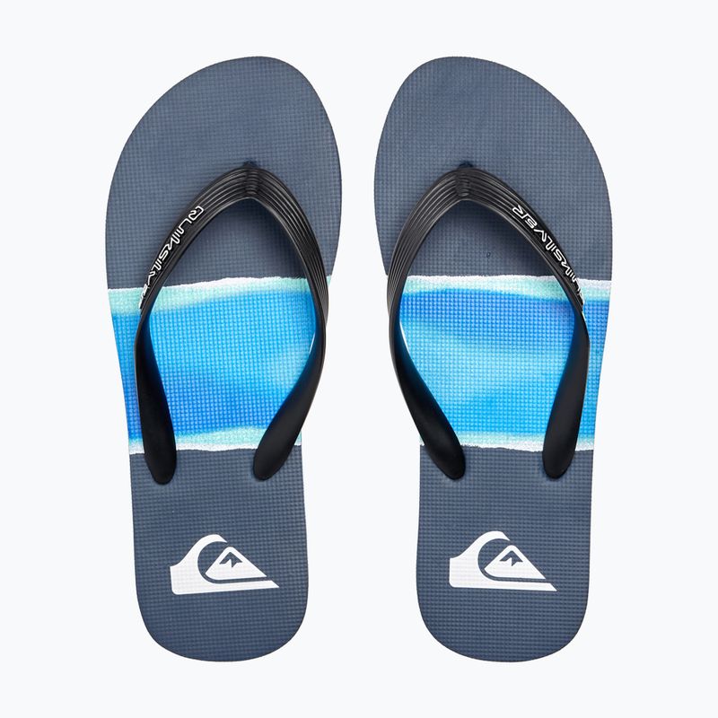 Japonki męskie Quiksilver Molokai Airbrushed blue 12