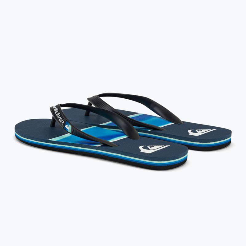 Japonki męskie Quiksilver Molokai Airbrushed blue 3