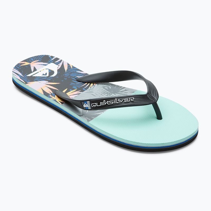 Japonki męskie Quiksilver Molokai Panel black/blue/grey 9