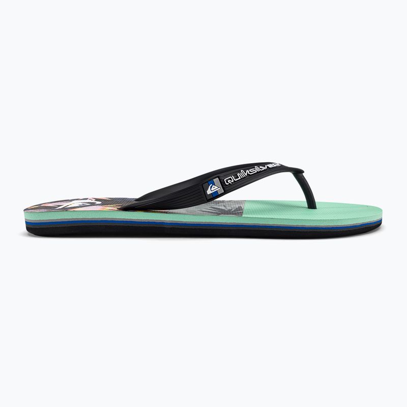 Japonki męskie Quiksilver Molokai Panel black/blue/grey 2