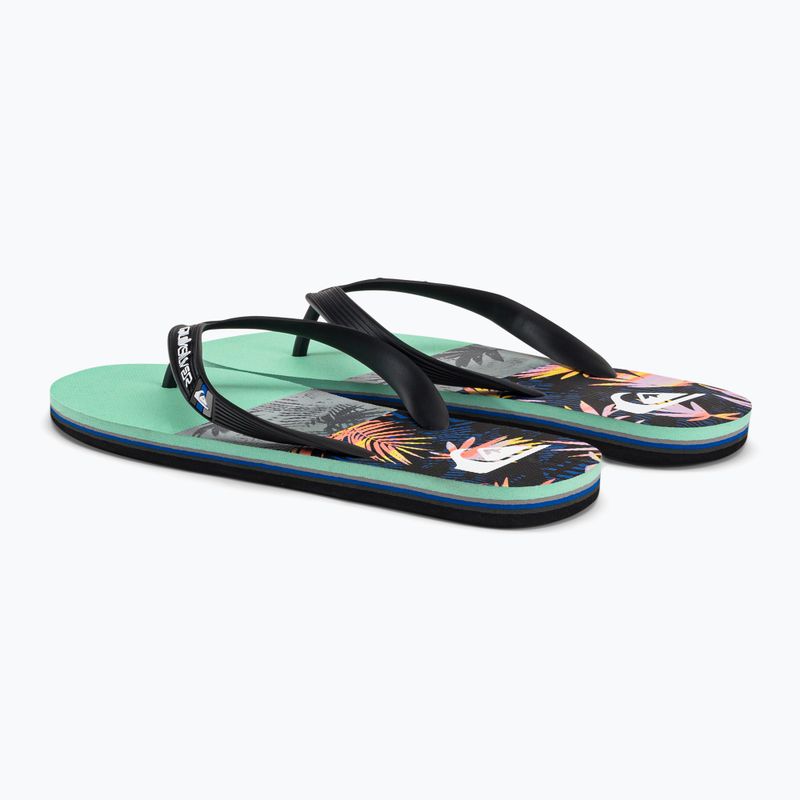 Japonki męskie Quiksilver Molokai Panel black/blue/grey 3