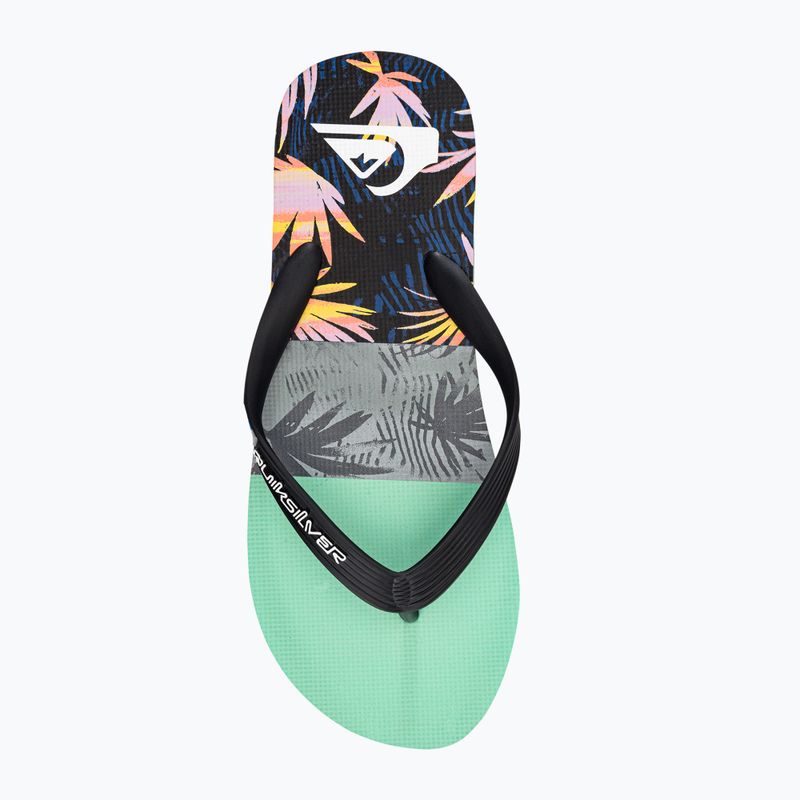 Japonki męskie Quiksilver Molokai Panel black/blue/grey 6