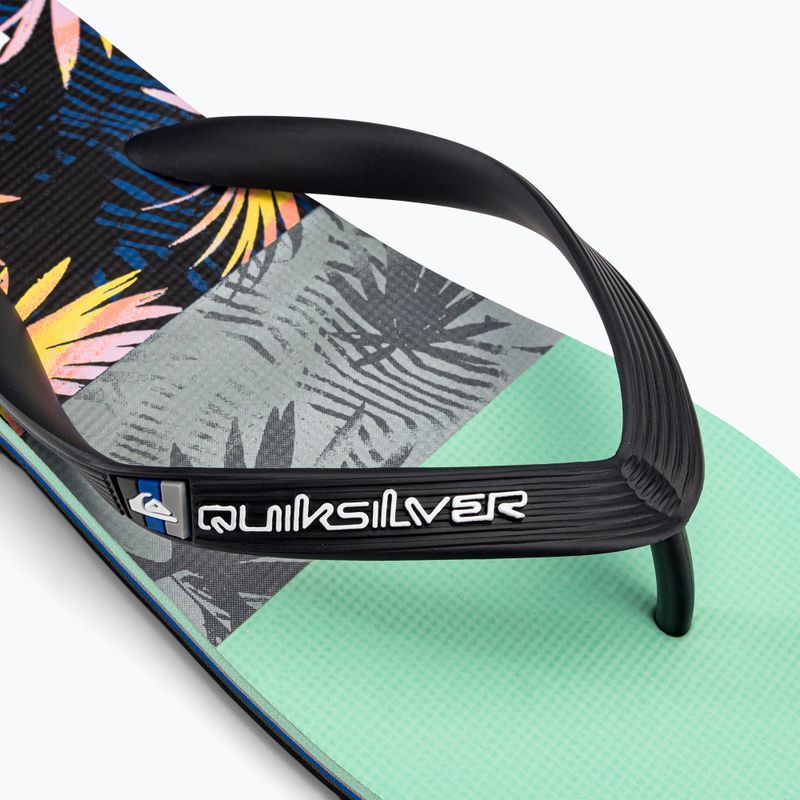 Japonki męskie Quiksilver Molokai Panel black/blue/grey 7