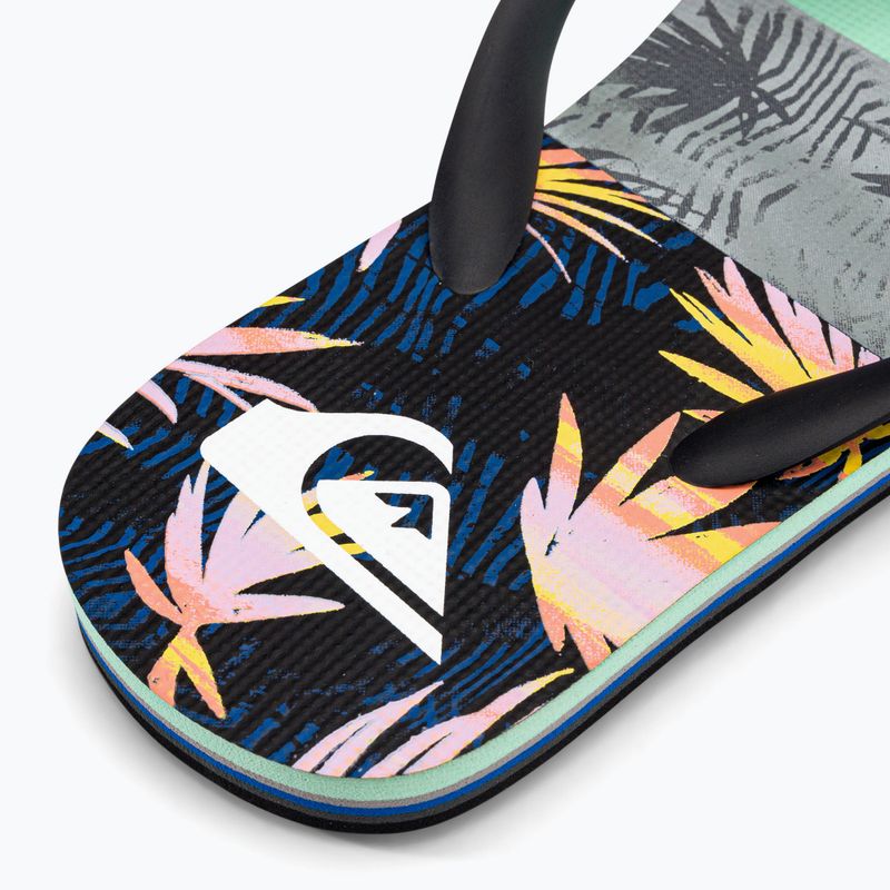 Japonki męskie Quiksilver Molokai Panel black/blue/grey 8