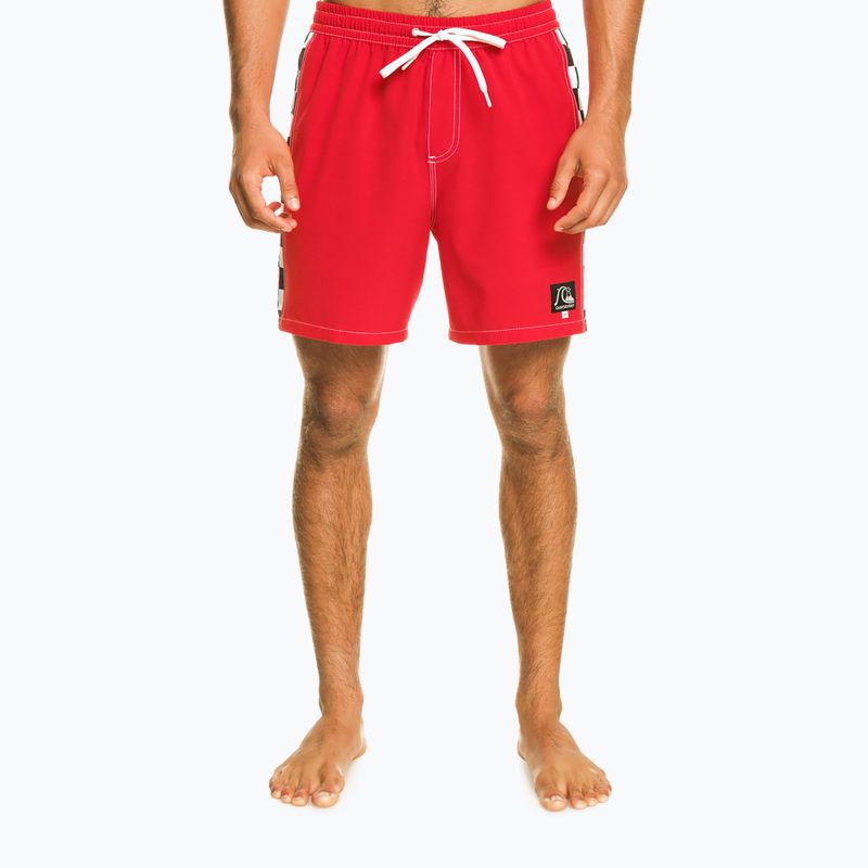Szorty kąpielowe męskie Quiksilver Original Arch Volley 17" high risk red 2