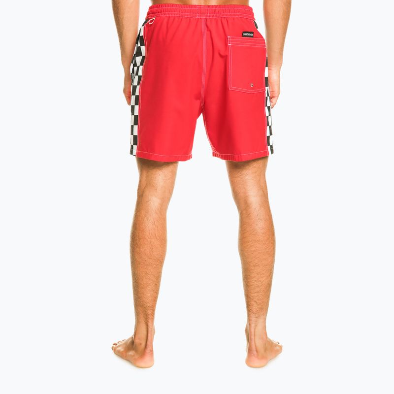 Szorty kąpielowe męskie Quiksilver Original Arch Volley 17" high risk red 3