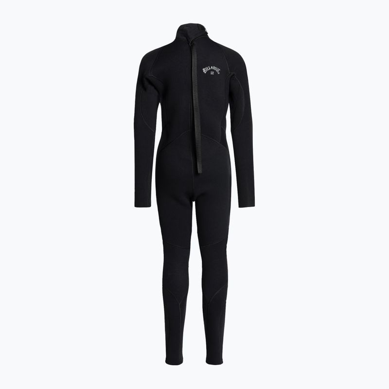 Pianka do pływania dziecięca Billabong 4/3 mm Intruder Back Zip  black 3