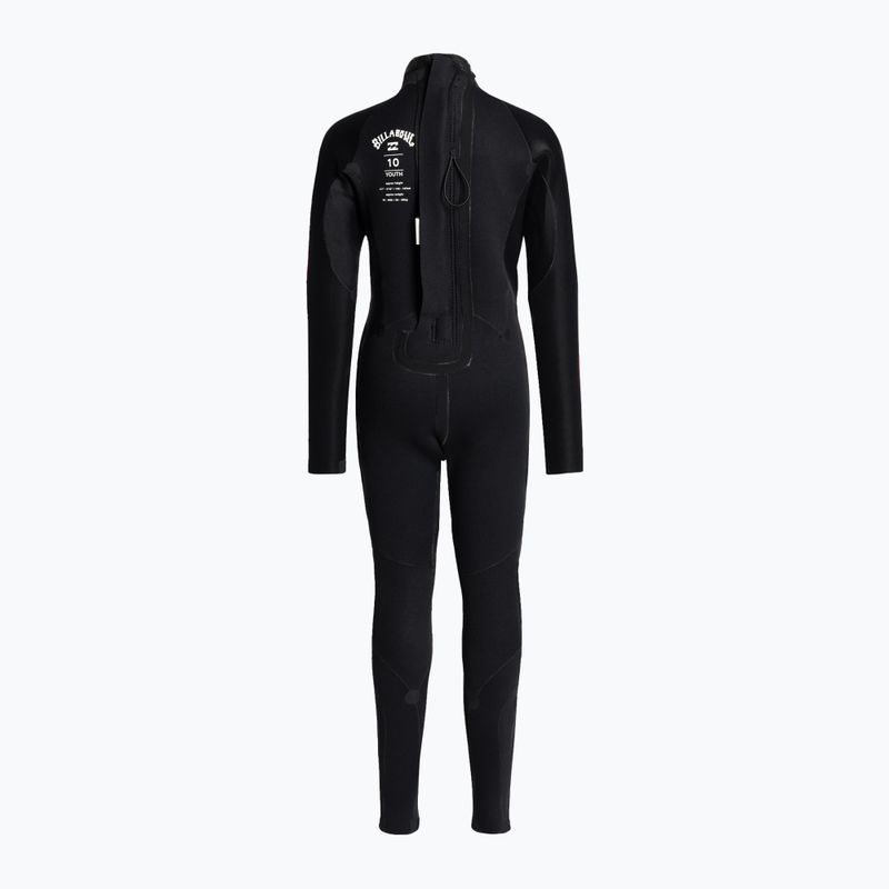 Pianka do pływania dziecięca Billabong 4/3 mm Intruder Back Zip  black 5