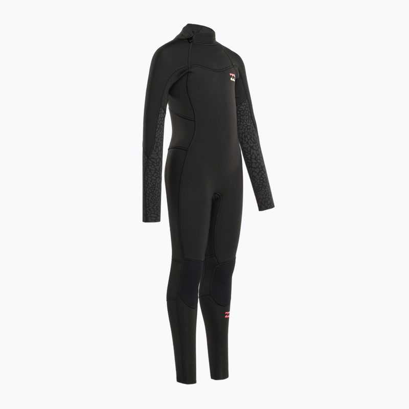 Pianka do pływania dziecięca Billabong 3/2 mm Synergy Back Zip wild black
