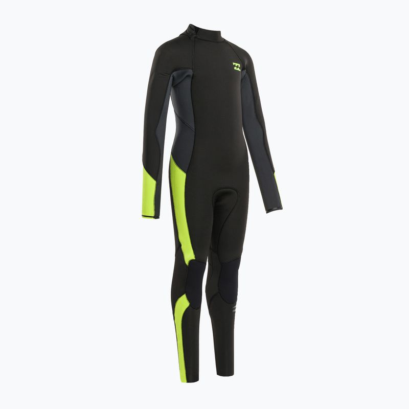 Pianka do pływania dziecięca Billabong 4/3 mm Absolute Back Zip stealth