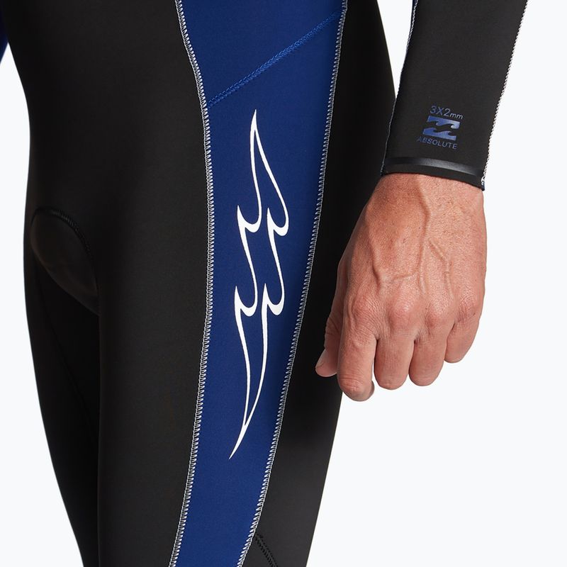 Pianka do pływania męska Billabong 3/2 mm Absolute Back Zip dark royal 12