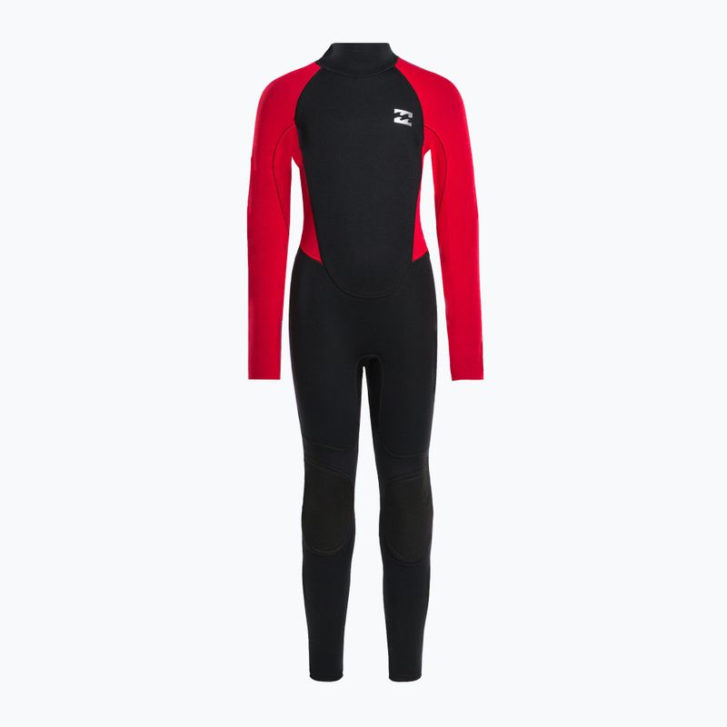 Pianka do pływania dziecięca Billabong 3/2 mm Intruder Back Zip red 2
