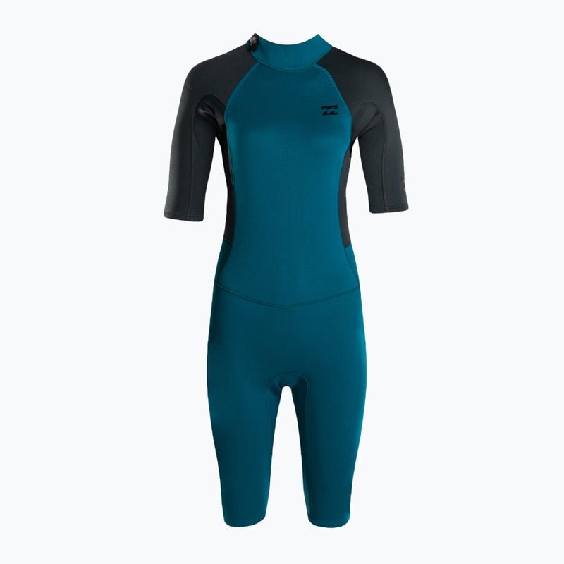 Pianka do pływania damska Billabong 2/2 mm Launch Back Zip Spring pacific 2