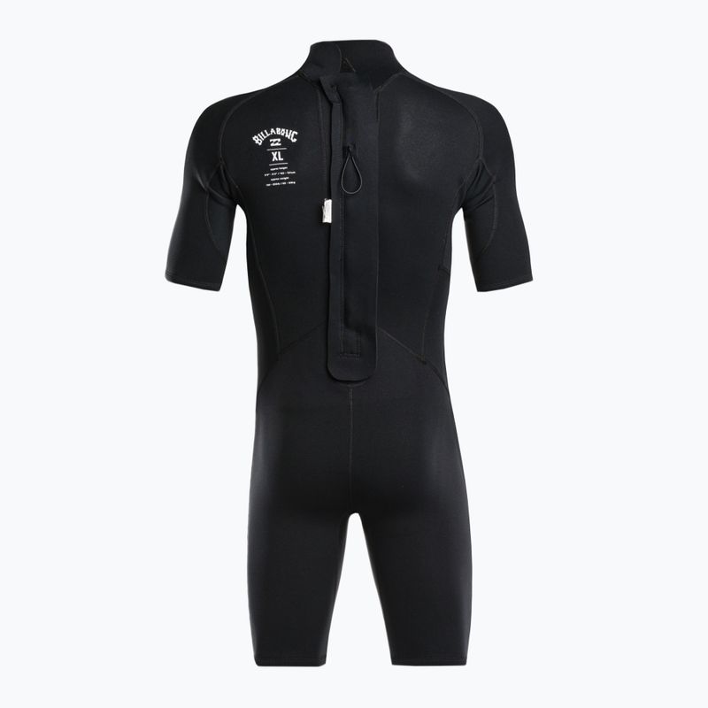 Pianka do pływania męska Billabong 2/2 mm Intruder Back Zip Spring black 5