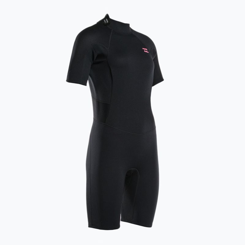 Pianka do pływania damska Billabong 2/2 mm Launch Back Zip Spring black
