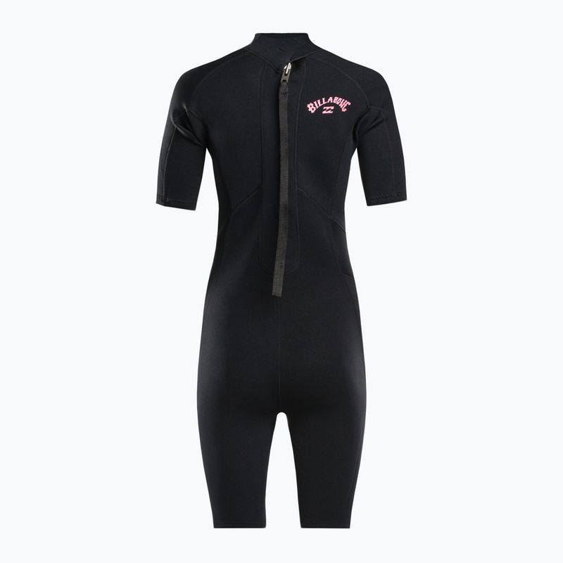 Pianka do pływania damska Billabong 2/2 mm Launch Back Zip Spring black 3