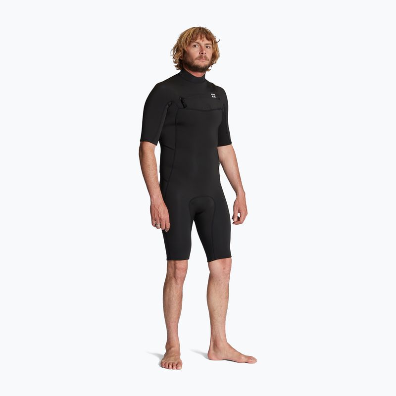Pianka do pływania męska Billabong 2/2 mm Absolute Chest Zip Spring black 9