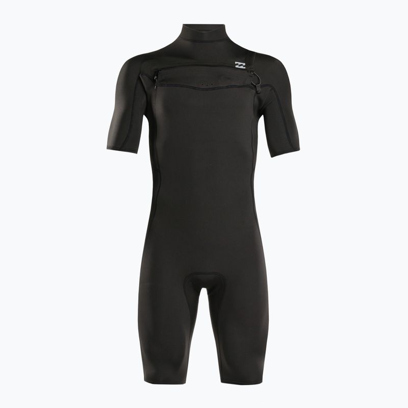 Pianka do pływania męska Billabong 2/2 mm Absolute Chest Zip Spring black 2