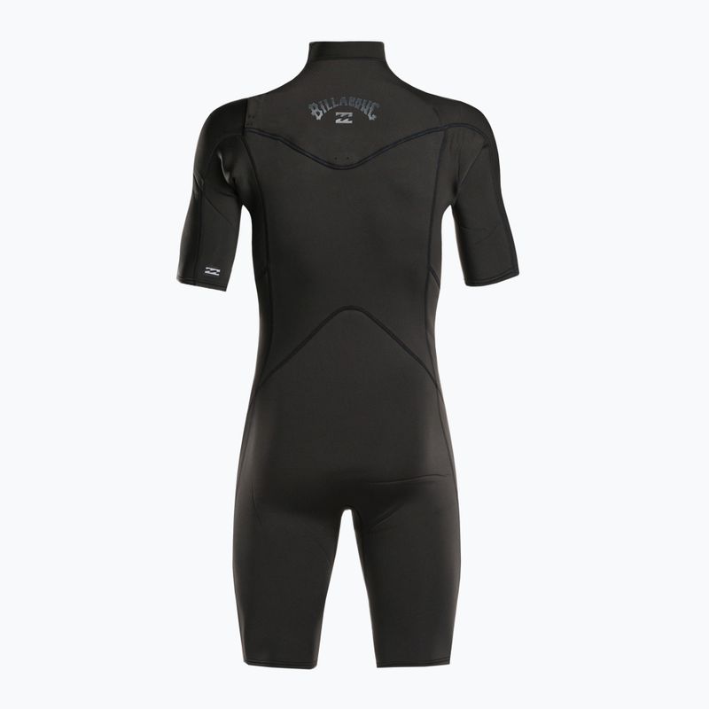 Pianka do pływania męska Billabong 2/2 mm Absolute Chest Zip Spring black 3