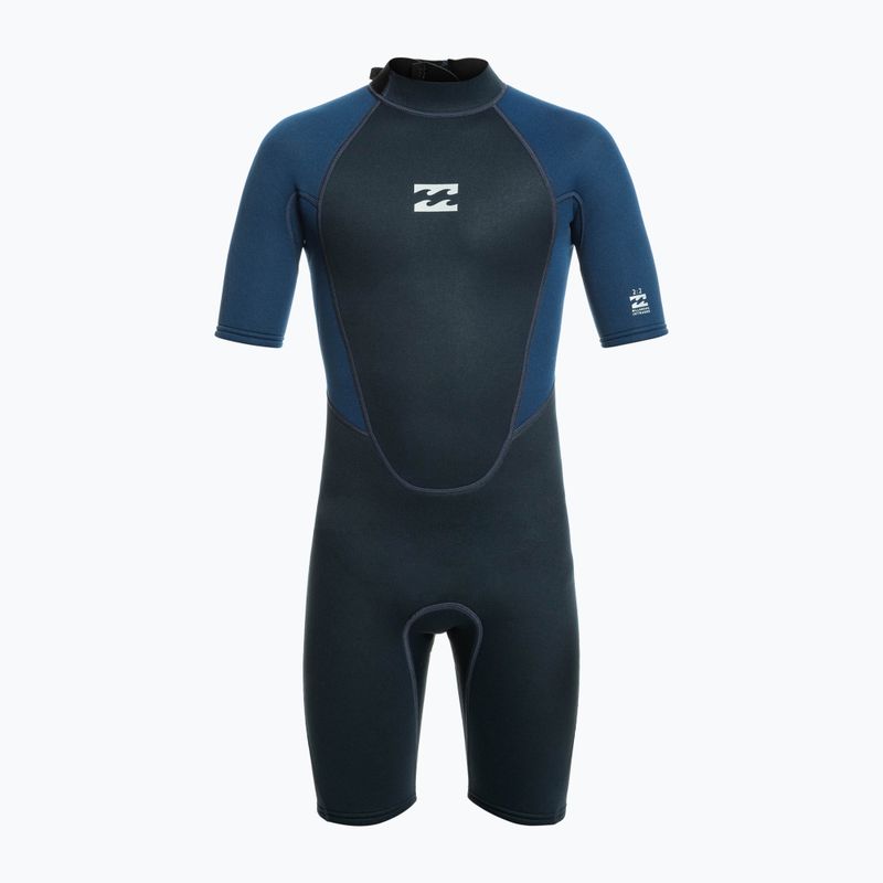 Pianka do pływania dziecięca Billabong 2/2 mm Intruder Back Zip Spring navy