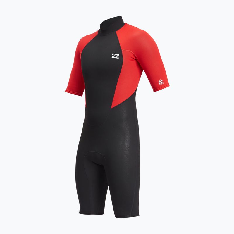 Pianka do pływania męska Billabong 2/2 mm Intruder Back Zip Spring red 3