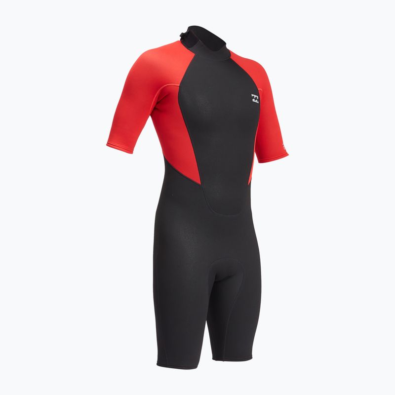 Pianka do pływania męska Billabong 2/2 mm Intruder Back Zip Spring red 4