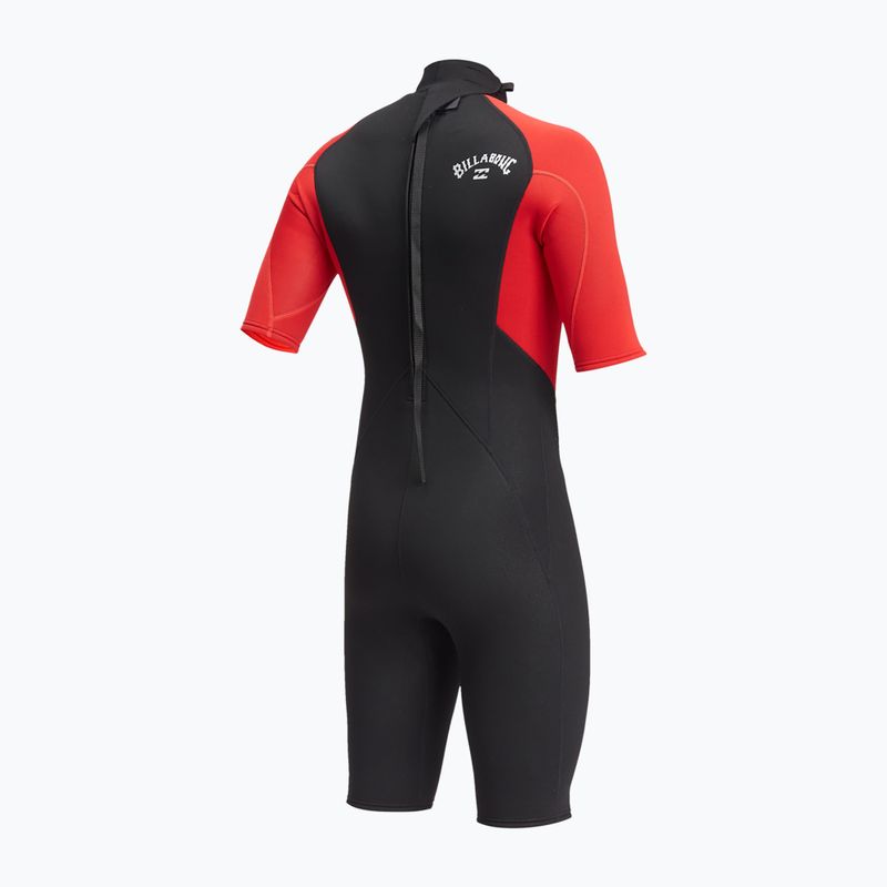 Pianka do pływania męska Billabong 2/2 mm Intruder Back Zip Spring red 5