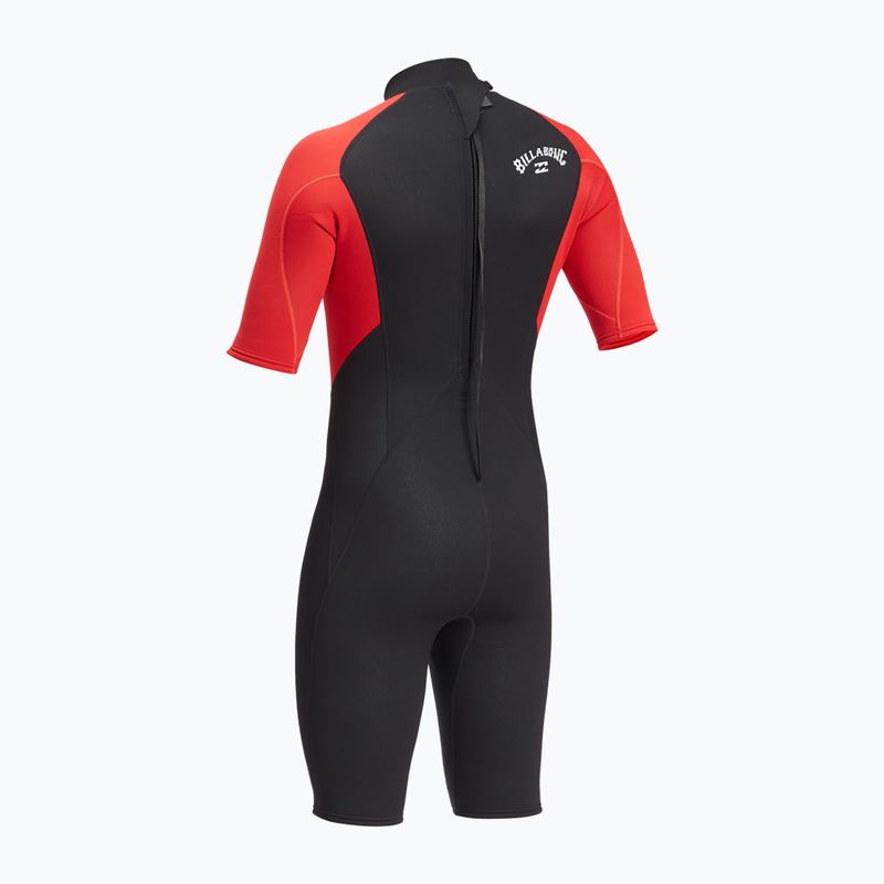 Pianka do pływania męska Billabong 2/2 mm Intruder Back Zip Spring red 6